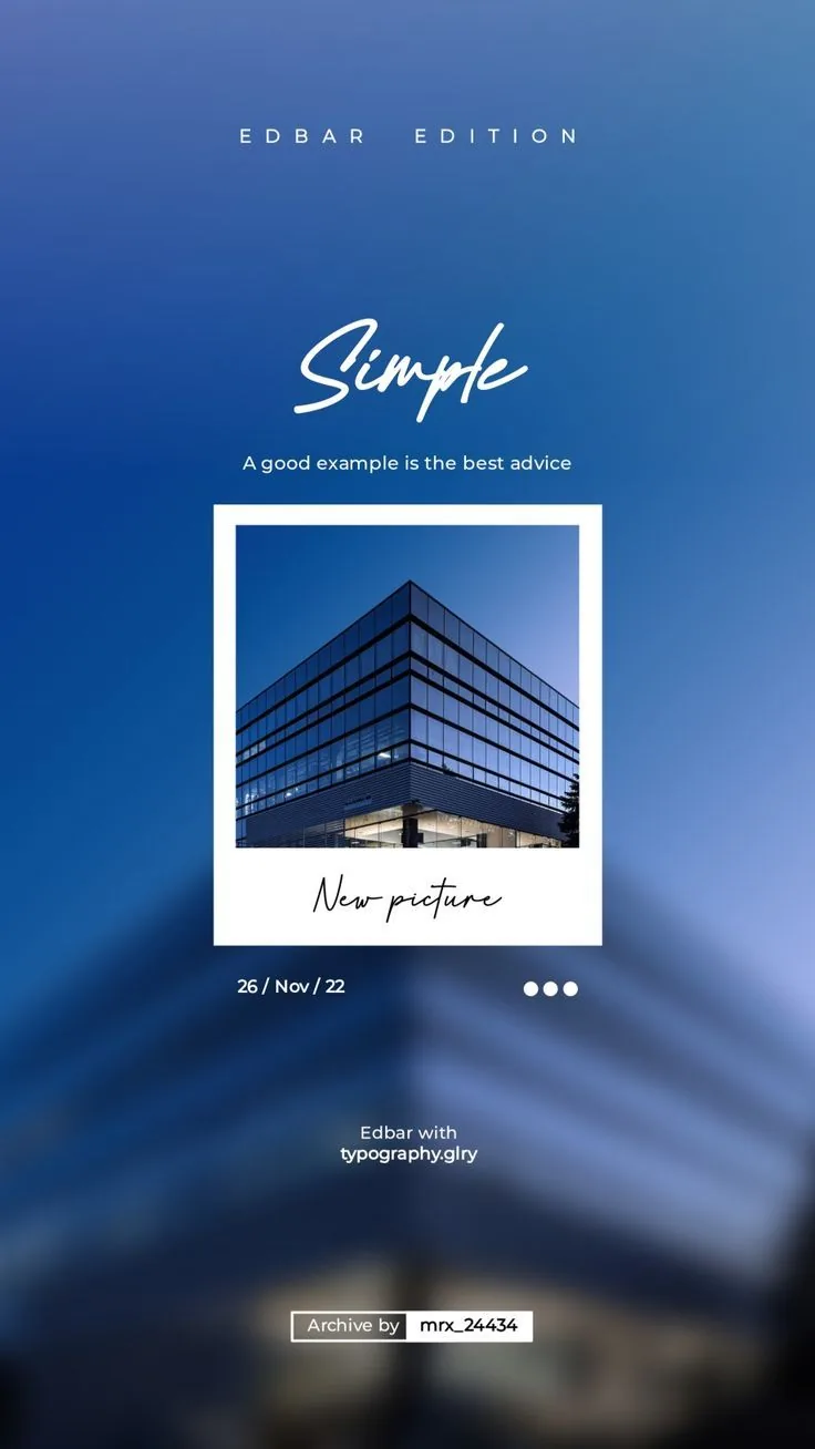 Simple Edition template preview